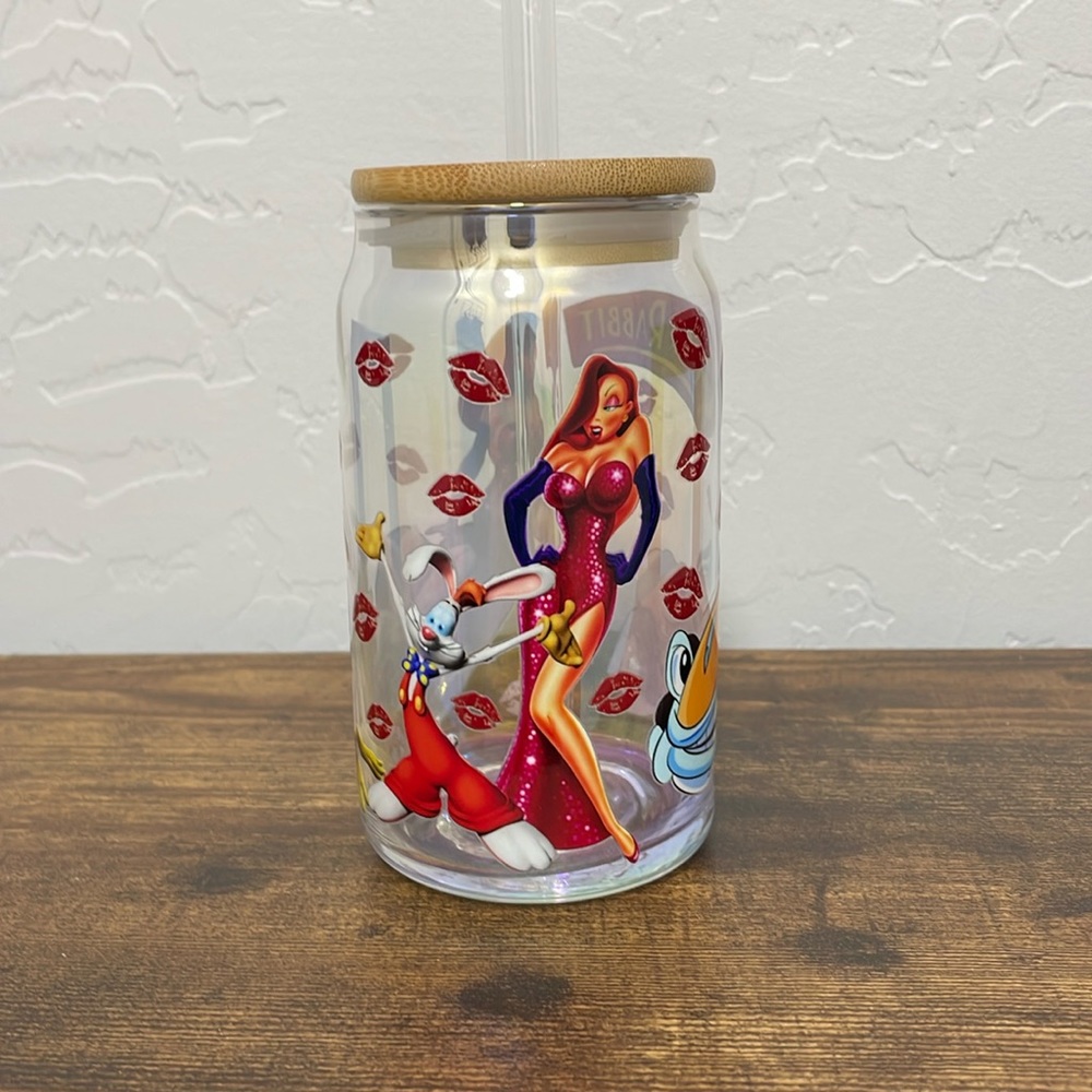 Roger Rabbit Glass Cup